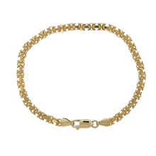 Load image into Gallery viewer, 9ct Gold 7.25&quot; Byzantine Link Bracelet
