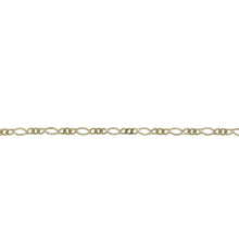 Load image into Gallery viewer, 9ct Gold 7.5&quot; Figaro Style Bracelet
