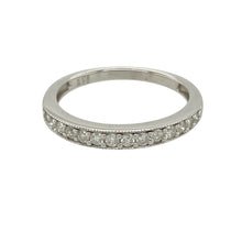 Load image into Gallery viewer, 9ct White Gold &amp; Diamond Set Band Ring
