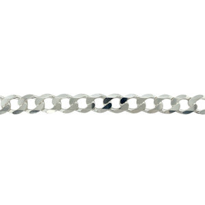 New 925 Silver 8.5" Curb Bracelet