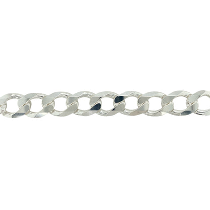 New 925 Silver 9.5" Curb Bracelet