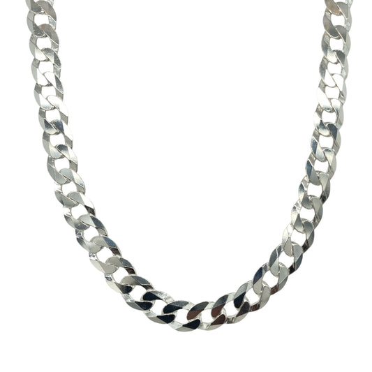 New 925 Silver 22" Curb Chain