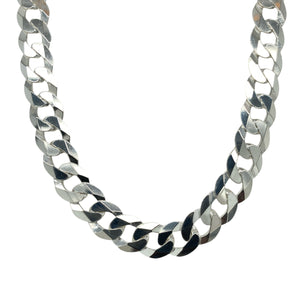 New 925 Silver 22" Curb Chain