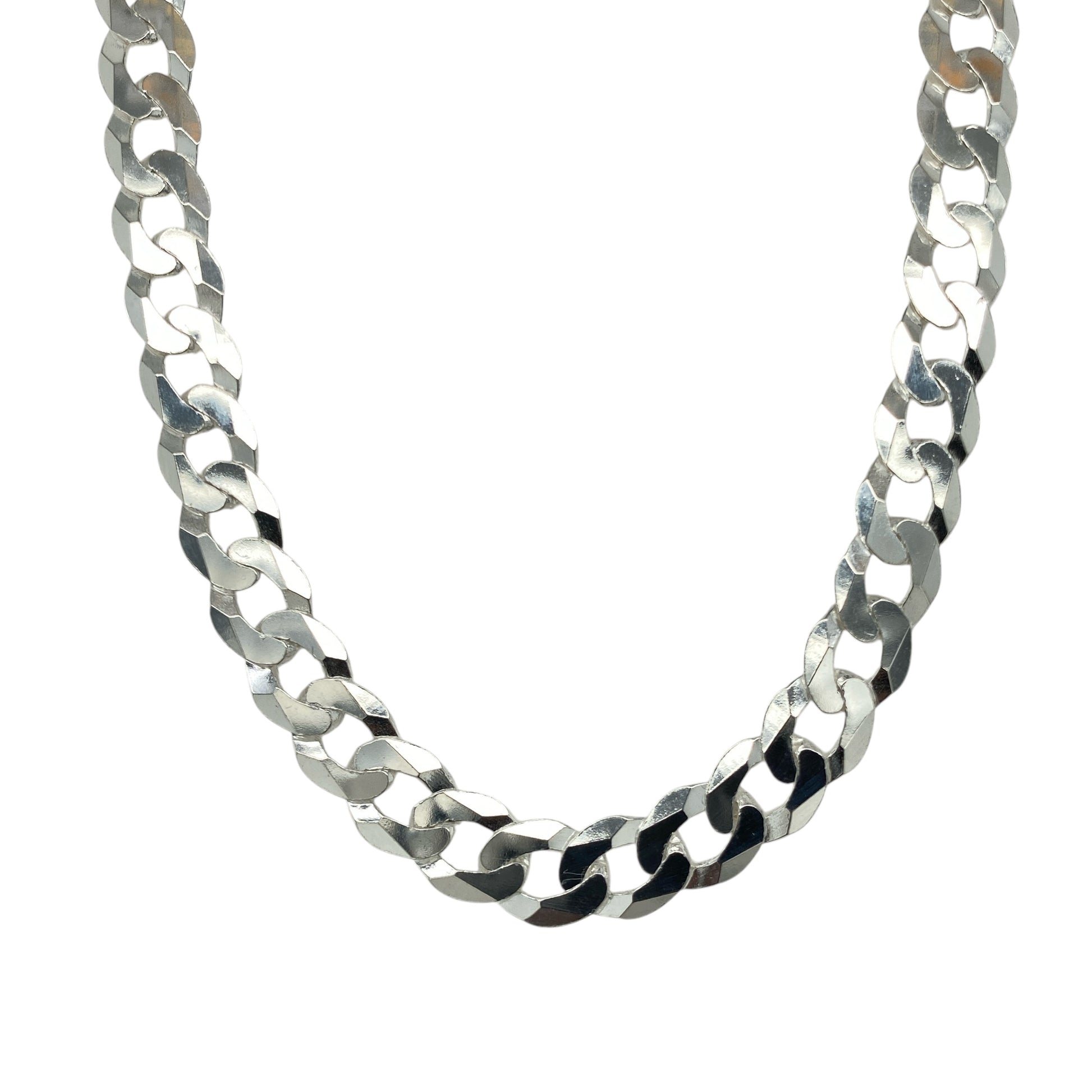 New 925 Silver 22" Curb Chain
