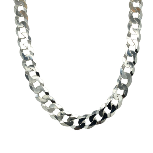 New 925 Silver 22" Curb Chain
