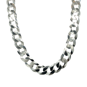 New 925 Silver 24" Curb Chain