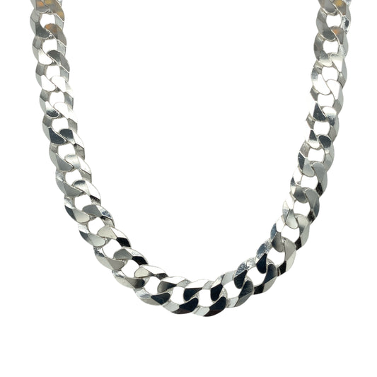 New 925 Silver 24" Curb Chain