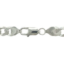 Load image into Gallery viewer, Add strength and timeless style to your collection with this pre-owned 925 silver 26&quot; curb chain, offering a substantial and polished look perfect for everyday wear or making a confident statement:

Design: A classic curb link chain featuring wide, flat interlocking links that create a smooth, flexible drape and a bold, clean appearance.
Material: Crafted from solid 925 sterling silver, the chain features a bright, polished finish that enhances its sleek, enduring design.

