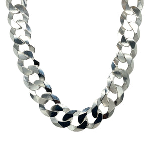 New 925 Silver 22" Curb Chain