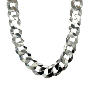 New 925 Silver 24" Curb Chain