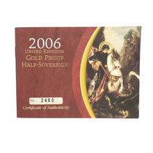Load image into Gallery viewer, 2006 22ct Gold Half Sovereign Coin
