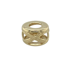 Load image into Gallery viewer, 9ct Gold Clogau Cross Cross Open Bead Charm
