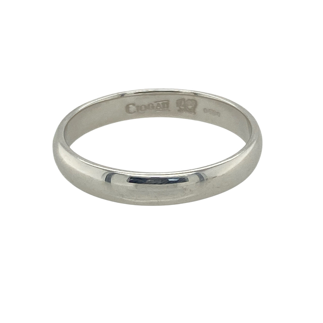 18ct White Gold Clogau 3mm Wedding Band Ring