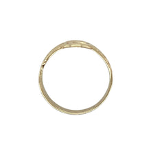 Load image into Gallery viewer, 9ct Gold Patterned Children&#39;s Buckle Ring
