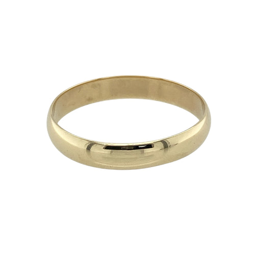 9ct Gold 3mm Wedding Band Ring