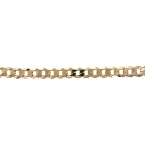 9ct Gold 8.5" Curb Bracelet