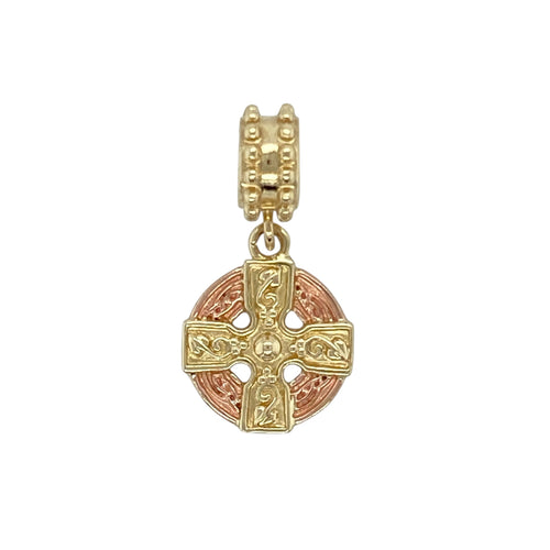 9ct Gold Clogau Celtic Cross Bead Charm