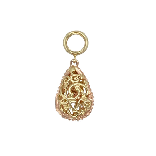 9ct Gold Clogau Tree of Life Teardrop Charm