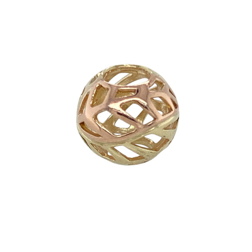 9ct Gold Clogau Open Filigree Bead Charm