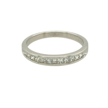 Load image into Gallery viewer, 18ct White Gold &amp; Diamond Set Band Ring

