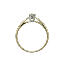 Load image into Gallery viewer, 9ct Gold &amp; Diamond Set Solitaire Ring
