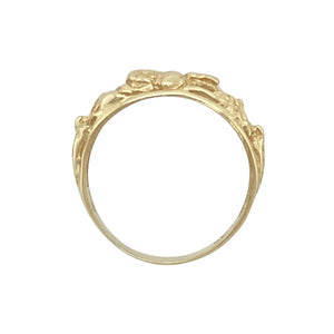 9ct Gold Flower Band Ring
