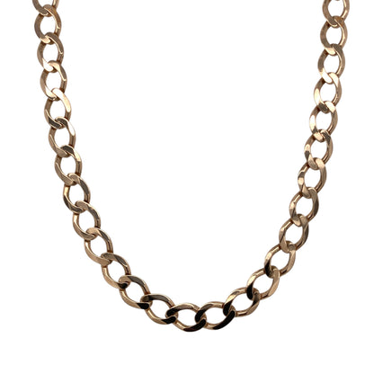 9ct Gold 22" Curb Chain