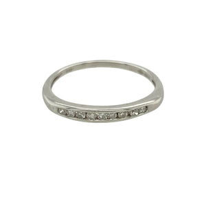 Platinum & Diamond Set Band Ring
