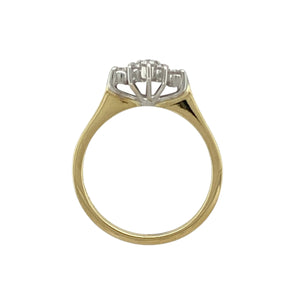 18ct Gold & Diamond Set Cluster Ring