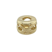 Load image into Gallery viewer, 9ct Gold Clogau Cross Cross Open Bead Charm
