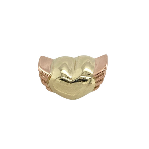9ct Gold Clogau Heart with Wings Bead Charm