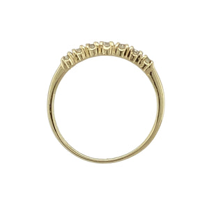 9ct Gold & Diamond Set Band Ring