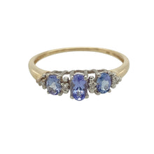 Load image into Gallery viewer, 9ct Gold Diamond &amp; Tanzanite Set Ring
