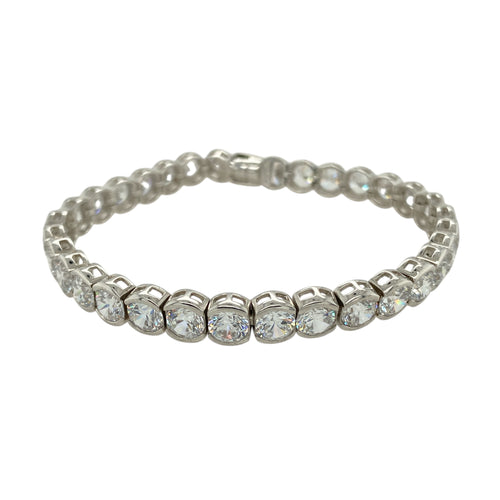 925 Silver & Cubic Zirconia Set 7.5