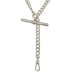 925 Silver 20" T Bar Curb Chain
