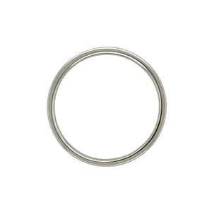 9ct White Gold 3mm Wedding Band Ring