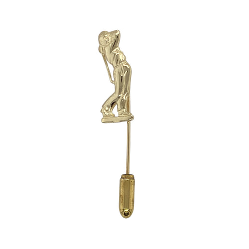 9ct Gold Golf Tie Pin