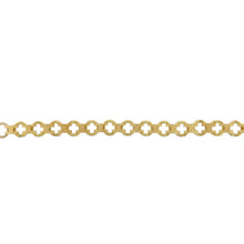 Load image into Gallery viewer, 9ct Gold Circle and Link 7&quot; Bracelet
