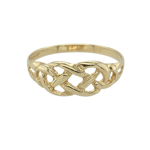 9ct Gold Celtic Knot Band Ring