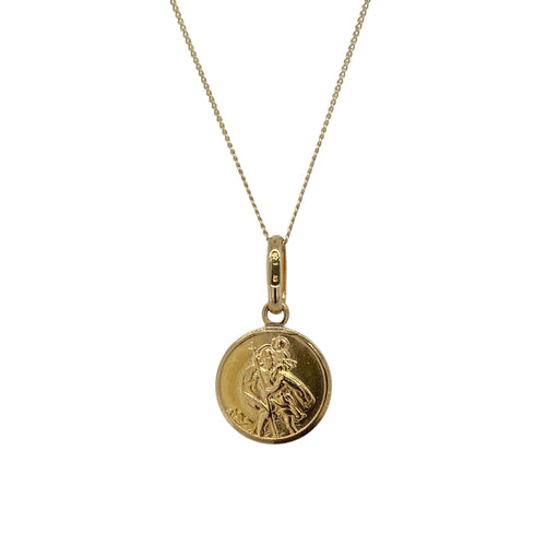 9ct Gold St Christopher 18