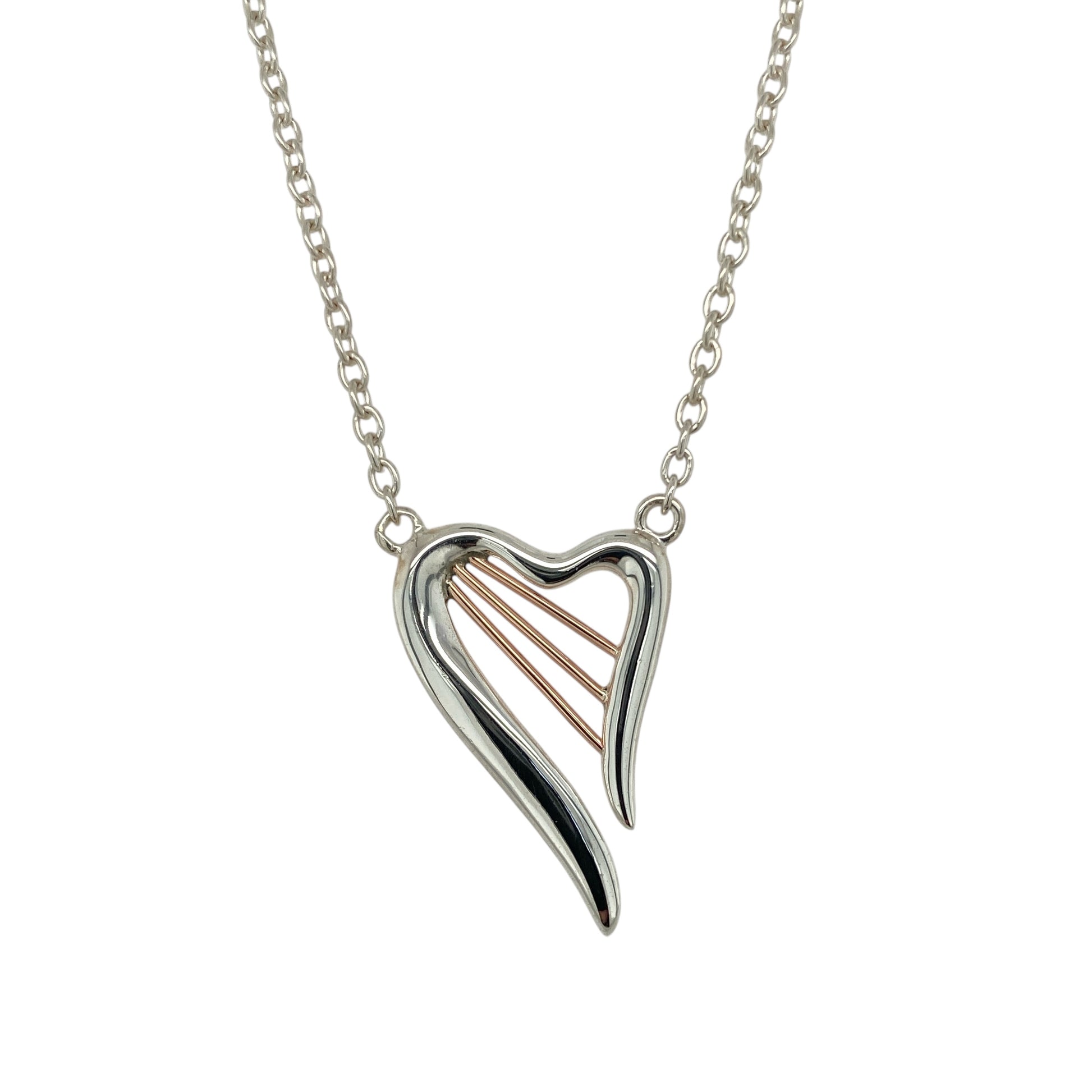 925 Silver Clogau Heartstrings 18" Necklace