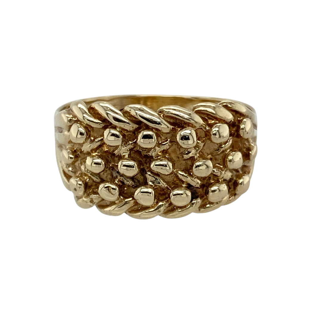 9ct Gold Keeper Ring