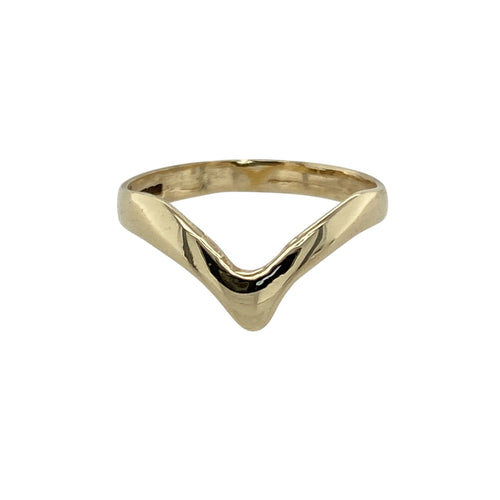 9ct Gold Wishbone Ring