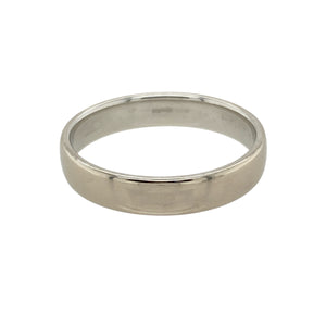 18ct White Gold 4mm Wedding Band Ring