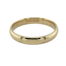 Load image into Gallery viewer, Classic and enduring, this pre-owned 9ct yellow gold wedding band ring is a timeless symbol of commitment—crafted with elegance and made to last.

Design: The band features a traditional 4mm width with a smooth, polished surface, offering a clean and understated look suitable for all occasions.
Material: Made from 9-carat yellow gold, the rich, warm tone provides a classic finish that never goes out of style.

