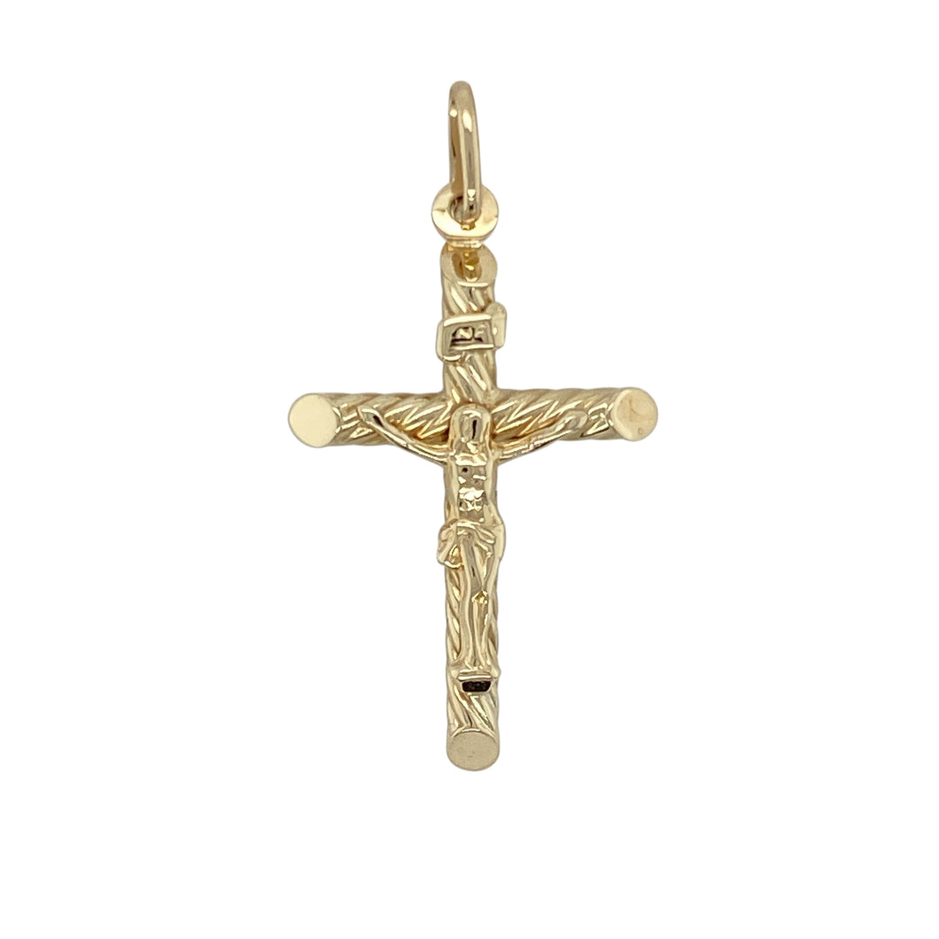 9ct Gold Crucifix Pendant