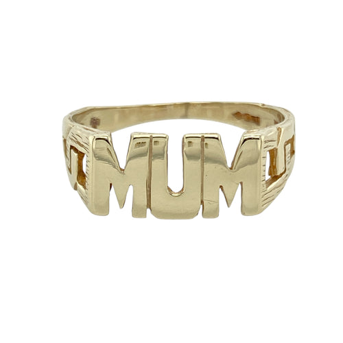 9ct Gold Mum Ring