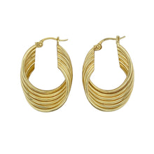 Load image into Gallery viewer, 9ct Gold Fancy Creole Earrings

