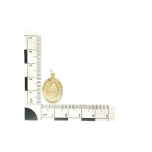 Load image into Gallery viewer, 9ct Gold Oval St Christopher Pendant
