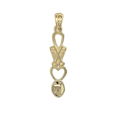 9ct Gold Lovespoon Pendant